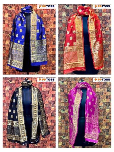 PPTOSS Dupatta 12 Beautiful Banarasi Silk Dupatta 